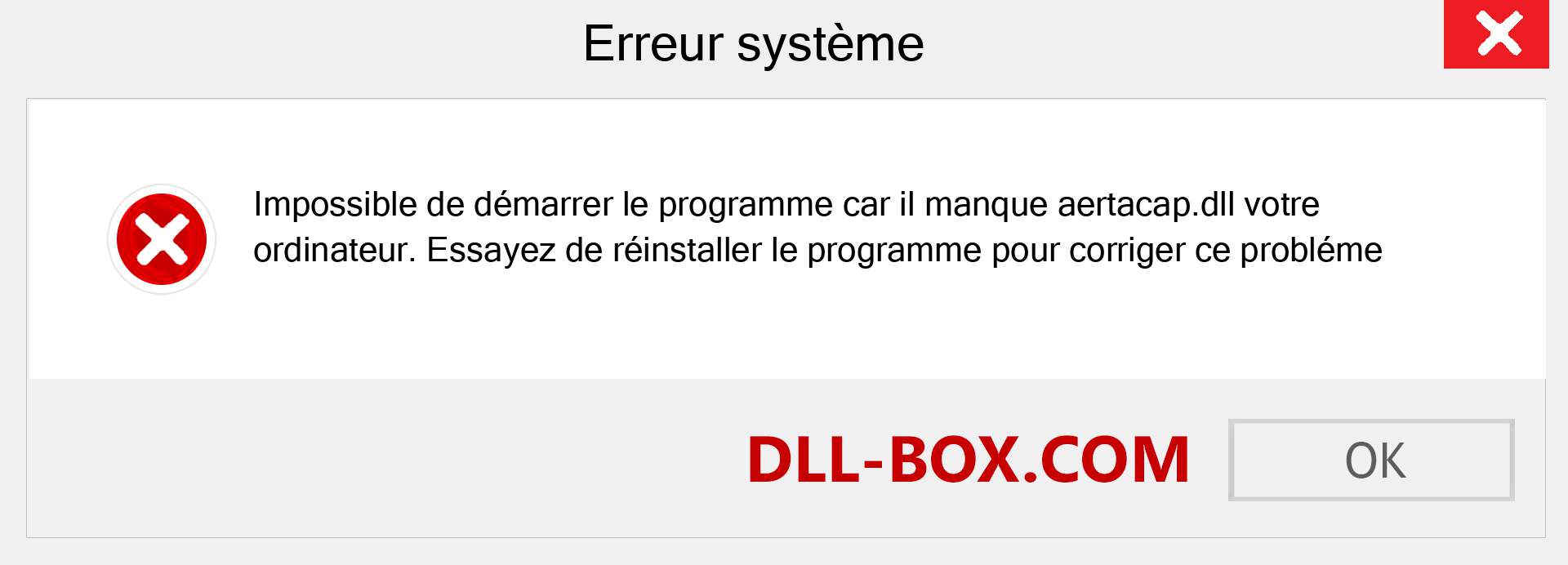 Le fichier aertacap.dll est manquant ?. Télécharger pour Windows 7, 8, 10 - Correction de l'erreur manquante aertacap dll sur Windows, photos, images